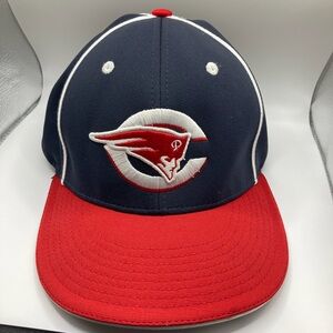 Richardson Hat Patriots 12 Men's SM-MED Blue Red /// Performance Team Series